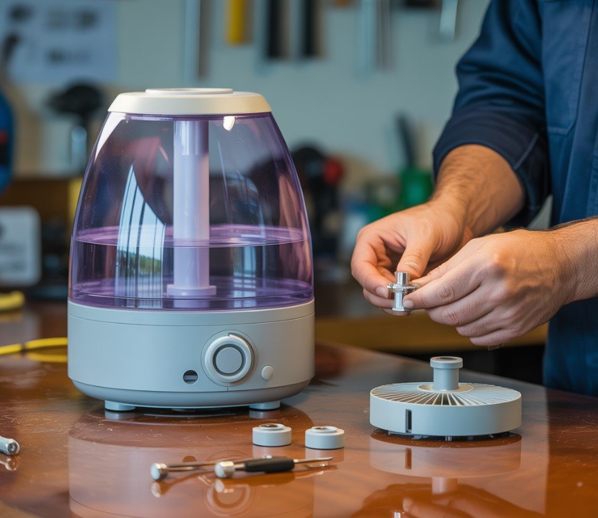 Reassemble and Maintain Regular Cleaning Humidifier