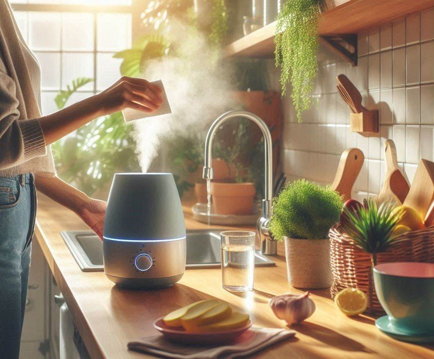 Rinse Thoroughly to prevent mold in humidifier
