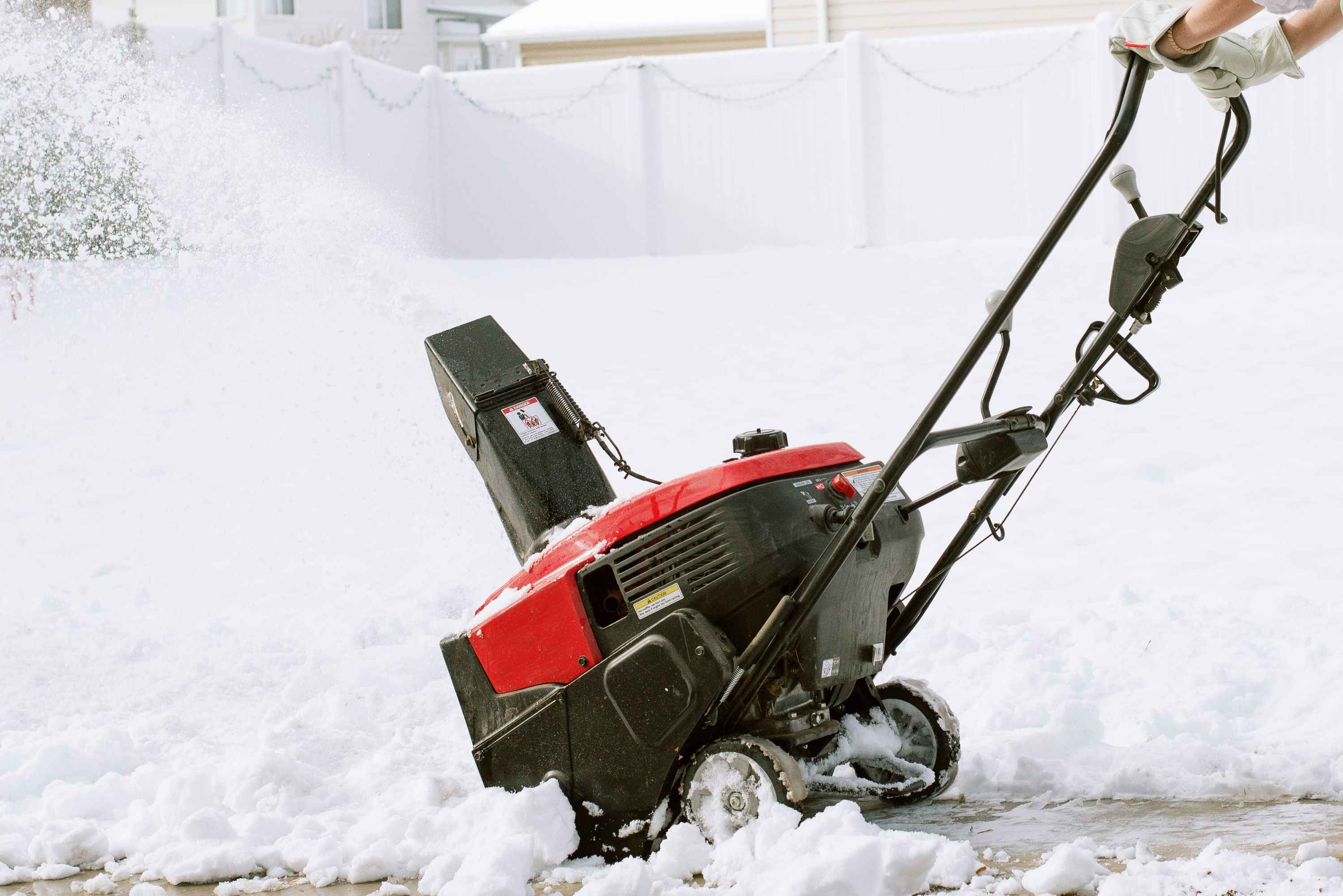 Stabilize or Drain the Fuel snow blower