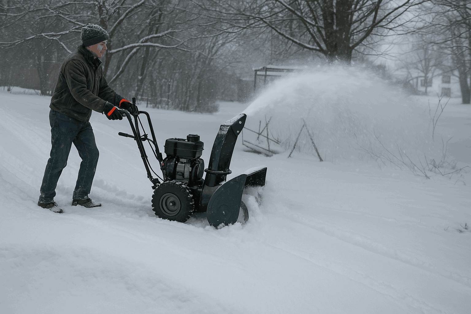 careful on slopes and near edges