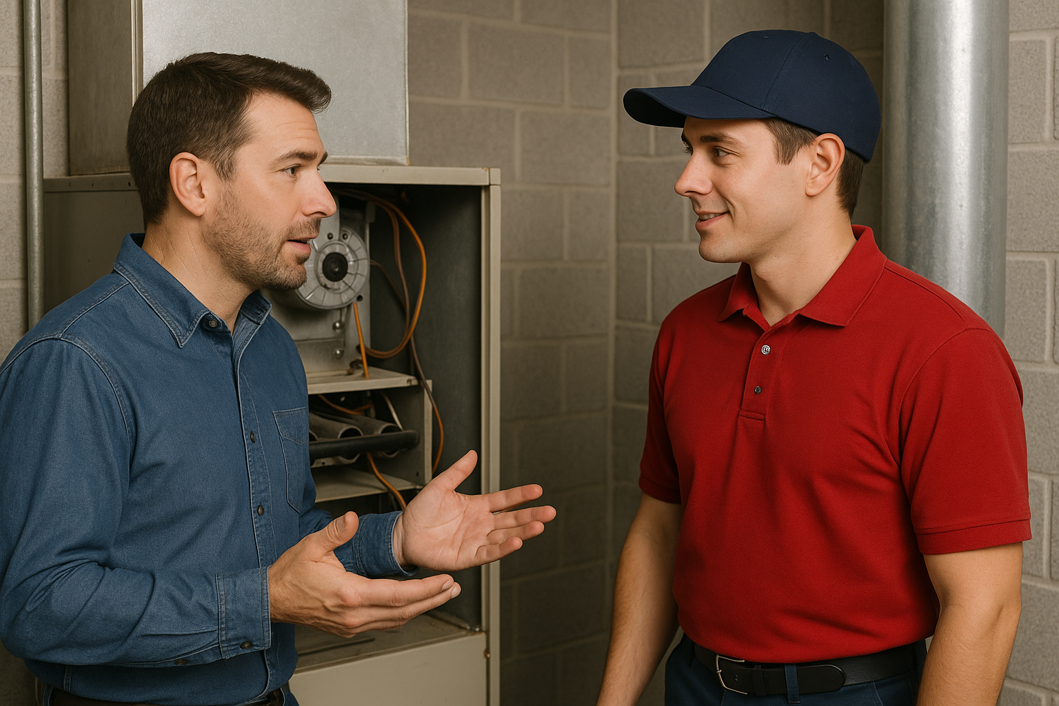 In these cases, you have to call a Professional HVAC Technician (Source: AZParts)