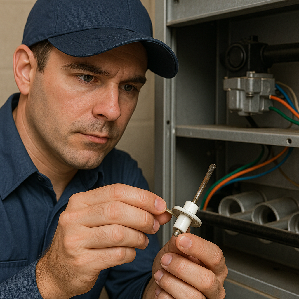 Firstly, you should turn off the power and shut off the gas to ensure complete safety (Source: AZParts)