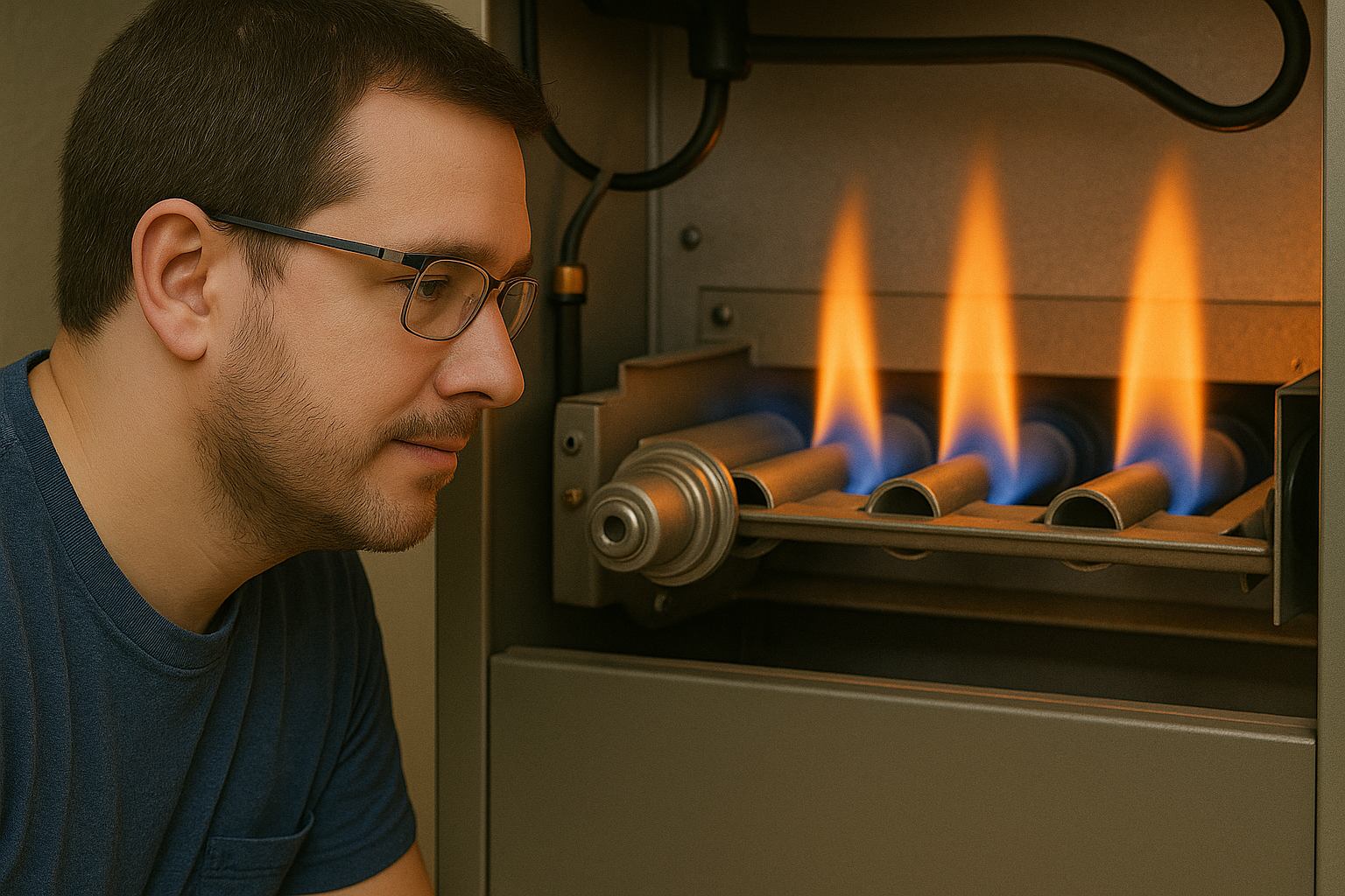 You need to observe the ignition process to ensure the burners light up and remain on (Source: AZParts)