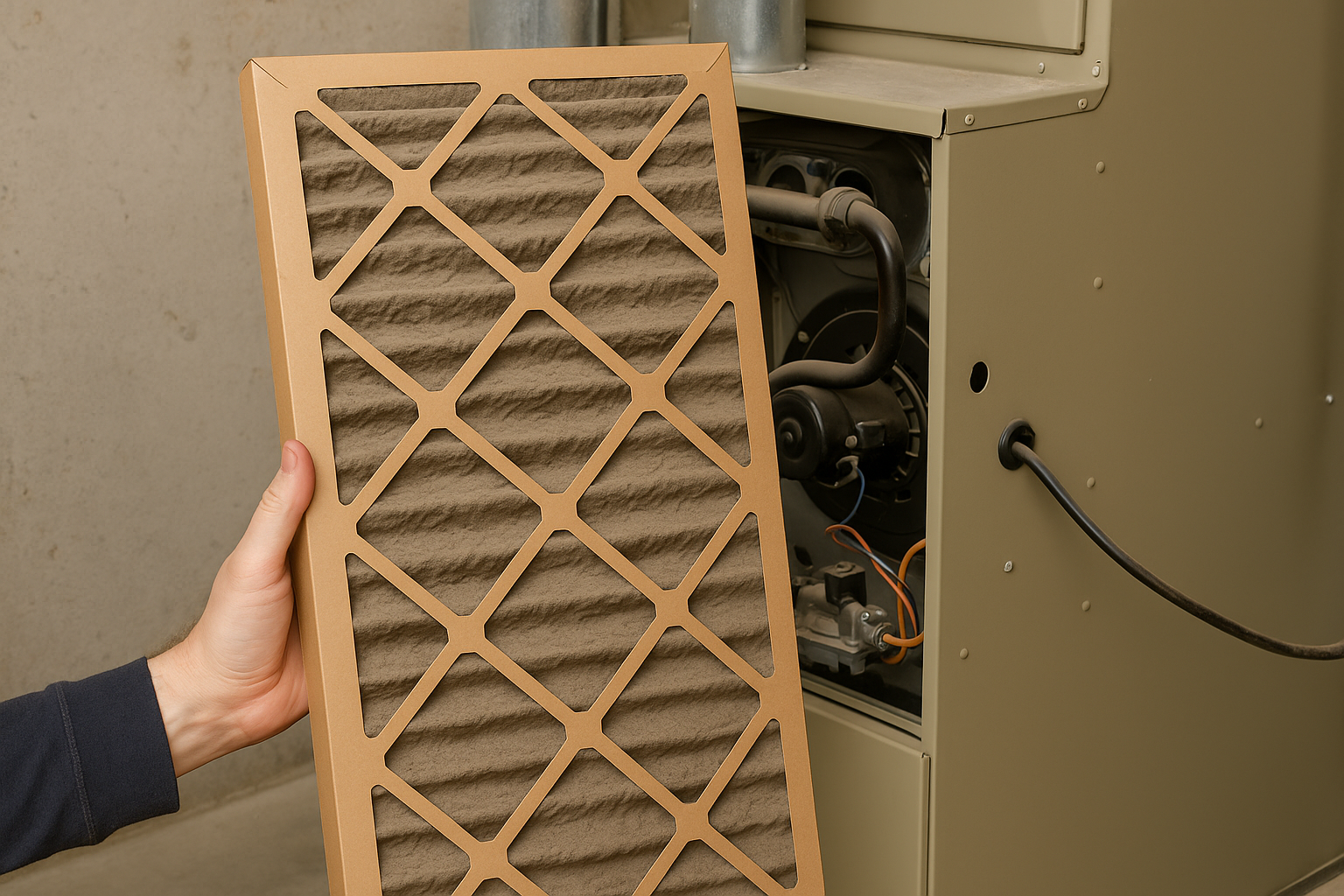 When filters become dirty or clogged, air cannot move freely through the furnace (Source: AZParts)