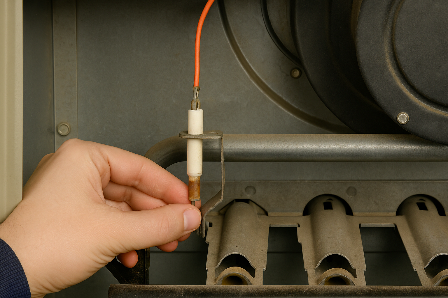 If the sensor is dirty, it leads the system to cut off the gas supply as a safety precaution (Source: AZParts)