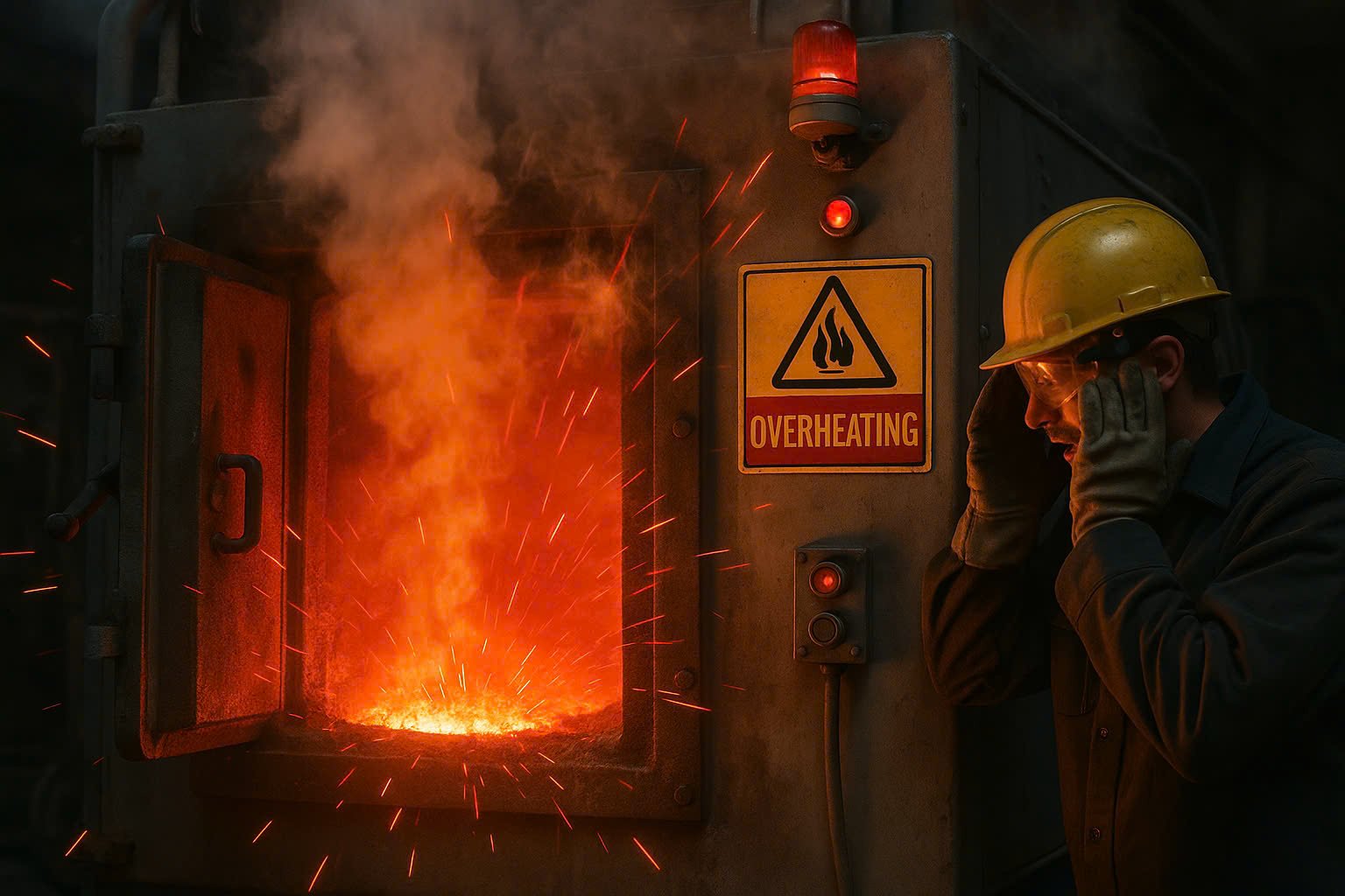 Common furnace overheating symptoms include short cycling, burning smells, or unusually hot exterior panels (Source: AZParts)