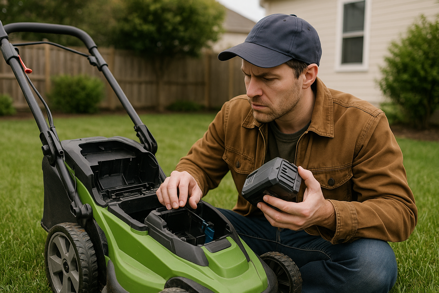 Battery-Powered Lawn Mower Issues (Source: AZParts)