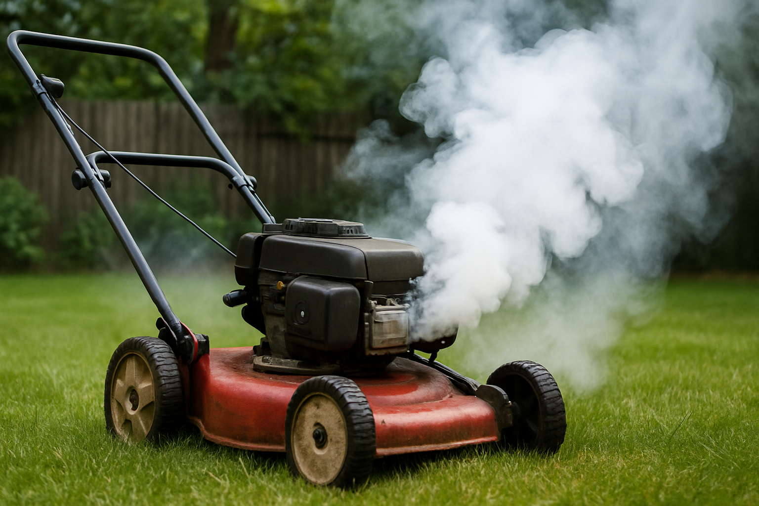 Smoking Issue Detected in Lawn Mower (Source: AZParts)