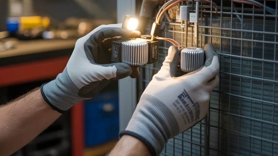 The AC capacitor lifespan typically ranges from five to ten years (Source: AZParts)