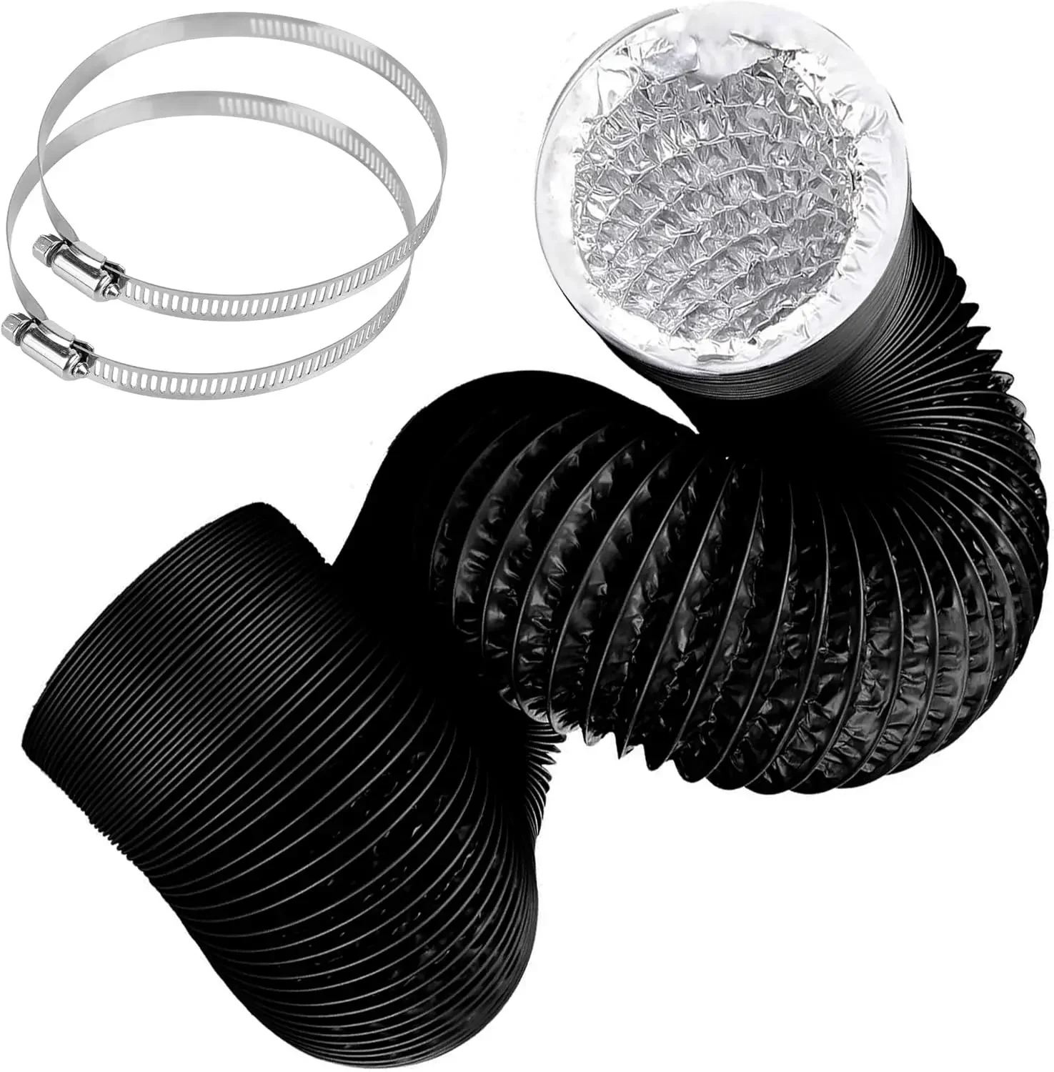 Prepare new dryer vent hose to install (Source: AZParts)