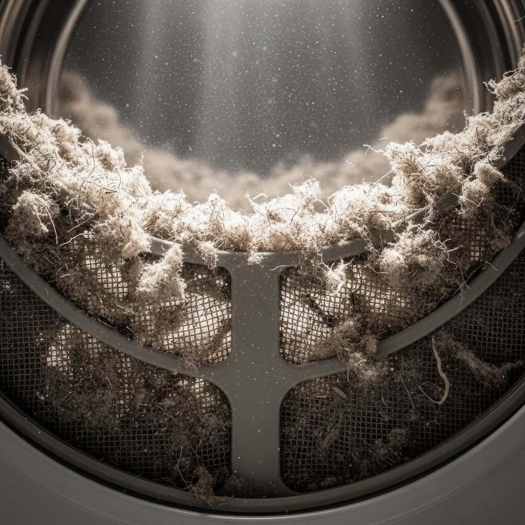May require replacement : If your lint filter is torn or warped, it should be replaced to ensure efficient airflow. Likewise, if your vent hose is crushed, brittle, or too long, replace it with a rigid metal duct for optimal performance.
