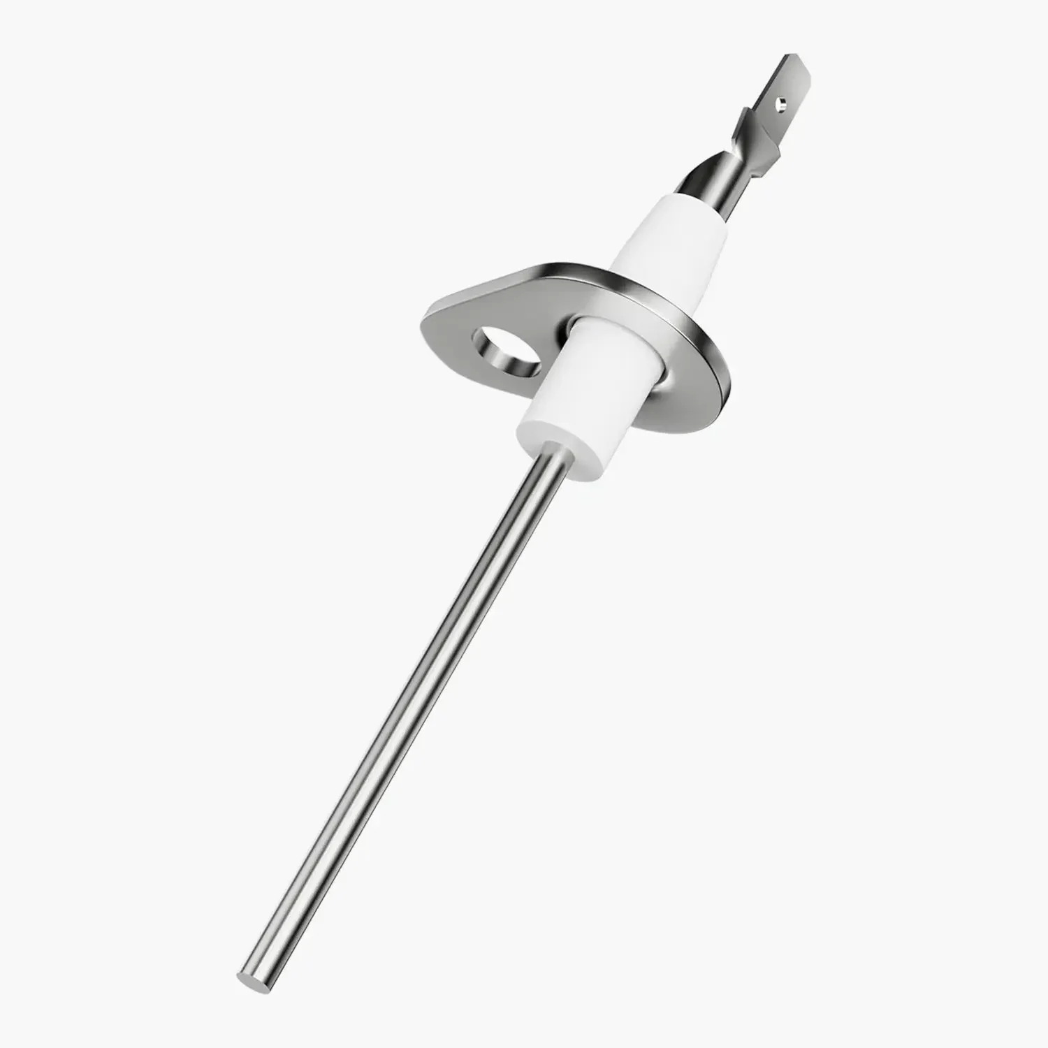 The 0130F00010 Furnace Flame Sensor is a high-quality replacement part designed to fit Goodman and Amana furnaces (Source: AZParts)