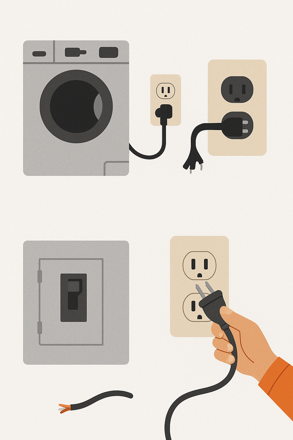 it may not receive electricity properly.