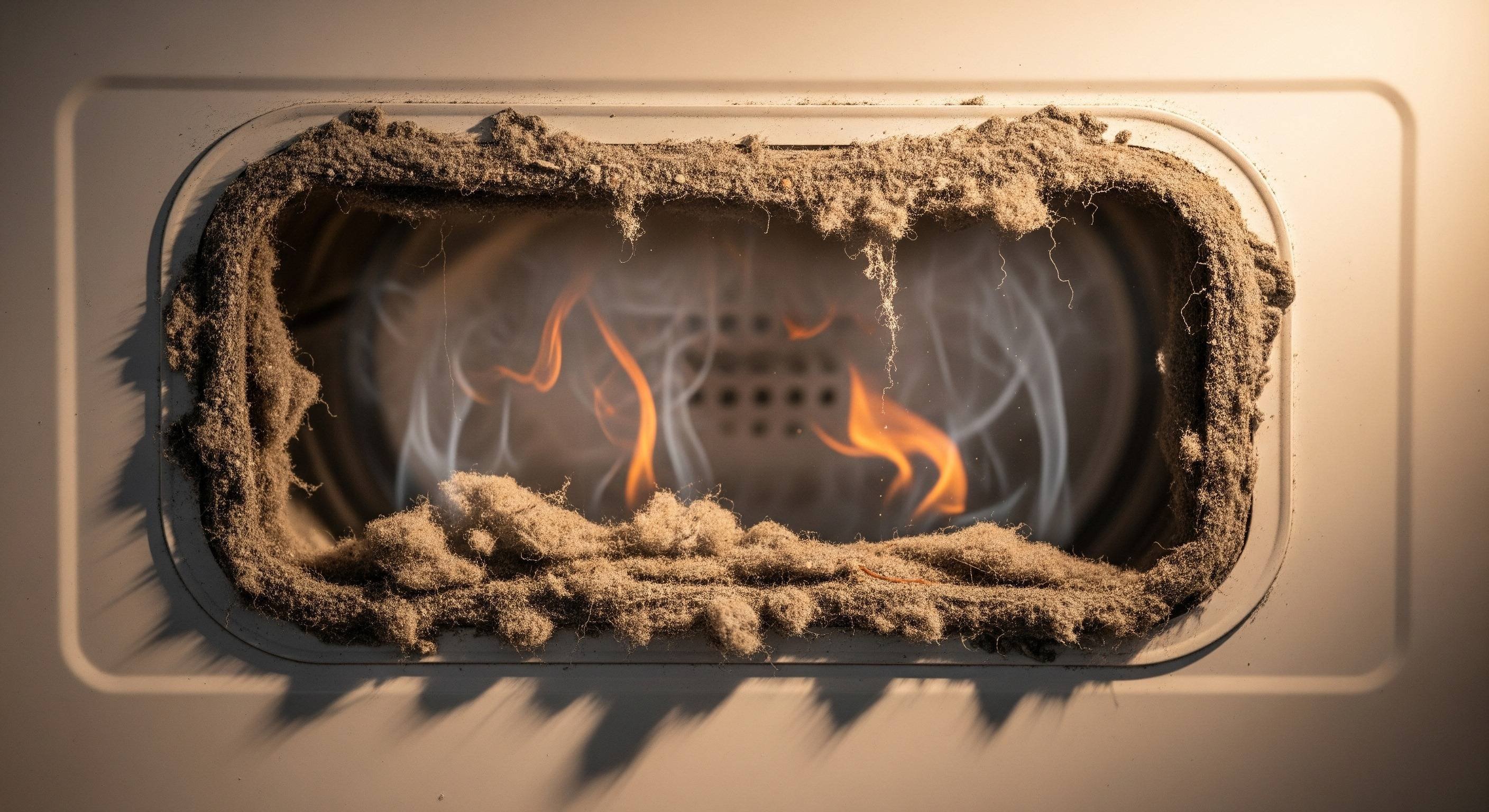 Burning Smell or Lint Around the Vent