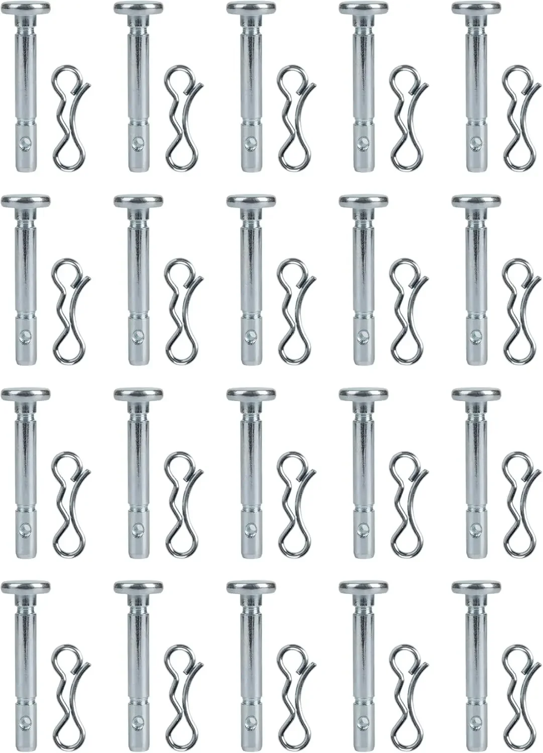 The 20 Pcs 738-04124A Shear Pins & 714-04040 Cotter Pin Set is a great upgrade for MTD, Cub Cadet, Troy-Bilt, or Craftsman 24" and 26" models