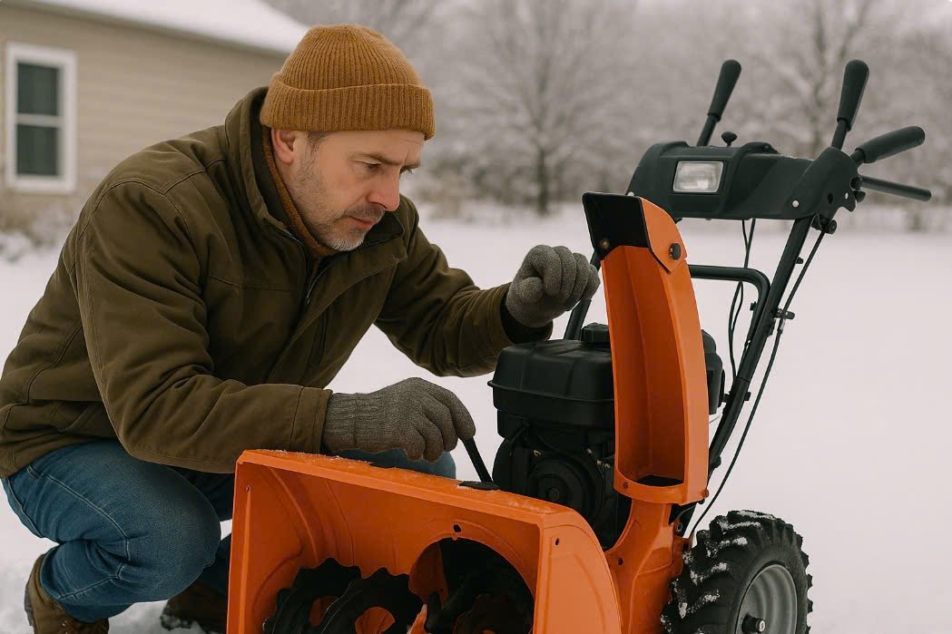 You also need to inspect the auger belt to see if it is loose or worn