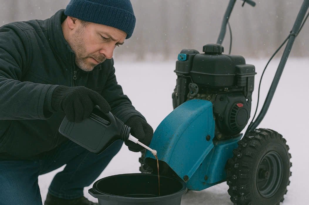 If the engine sounds weak, you may need fresh fuel, clean air filter, etc 