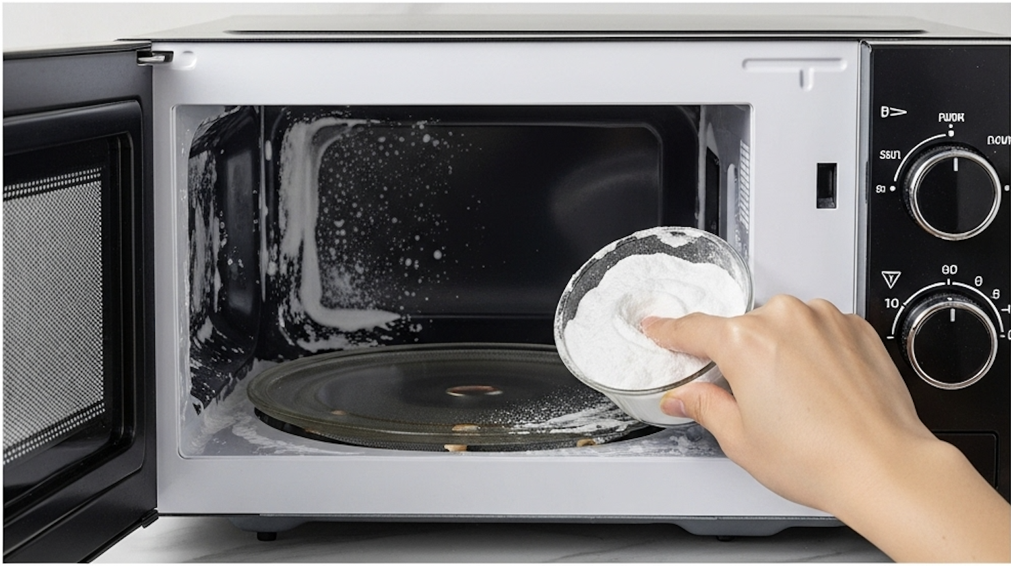 deep cleaning with baking soda