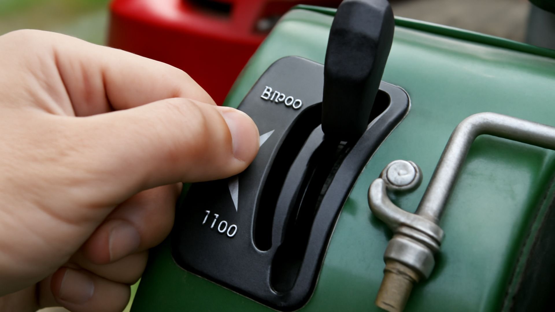 Move the Throttle to the “Fast”