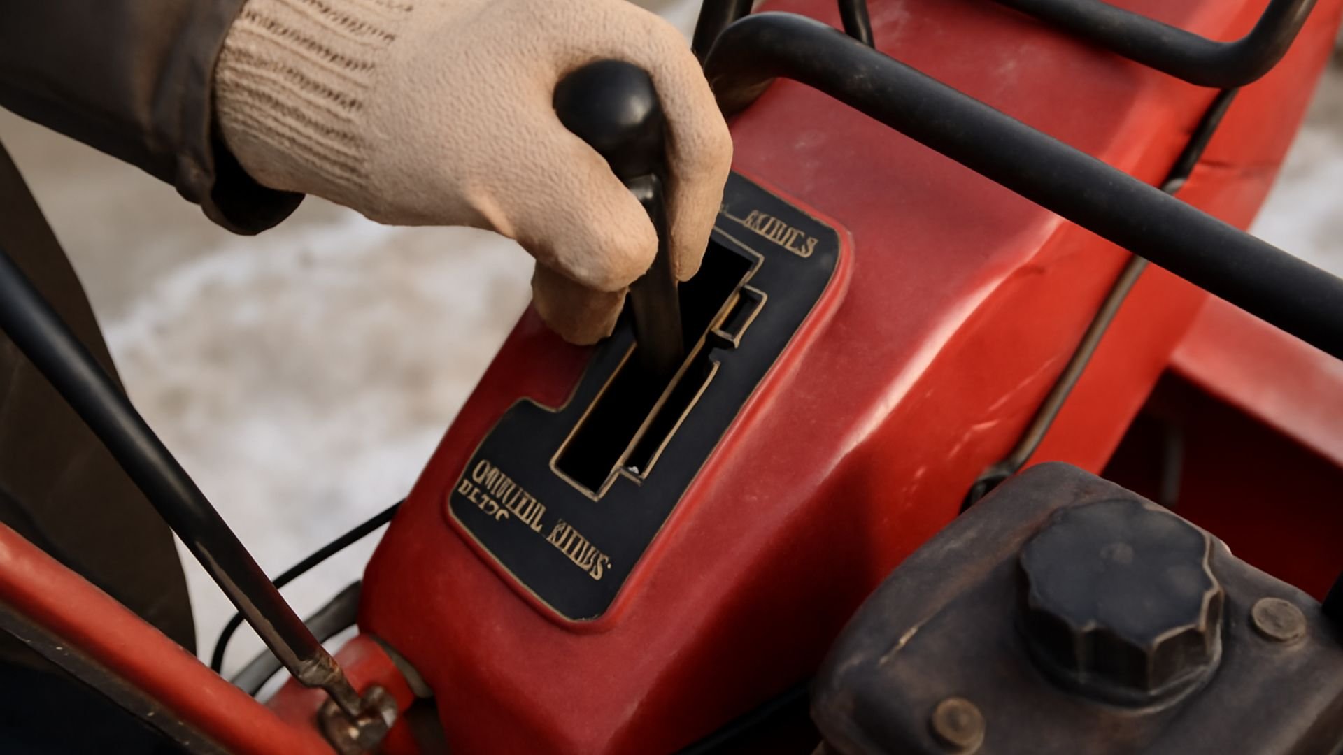 Set the Drive Control to Neutral