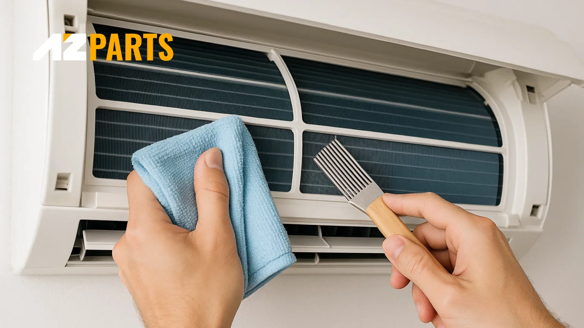 AC maintenance tips - Clean and straighten the fins