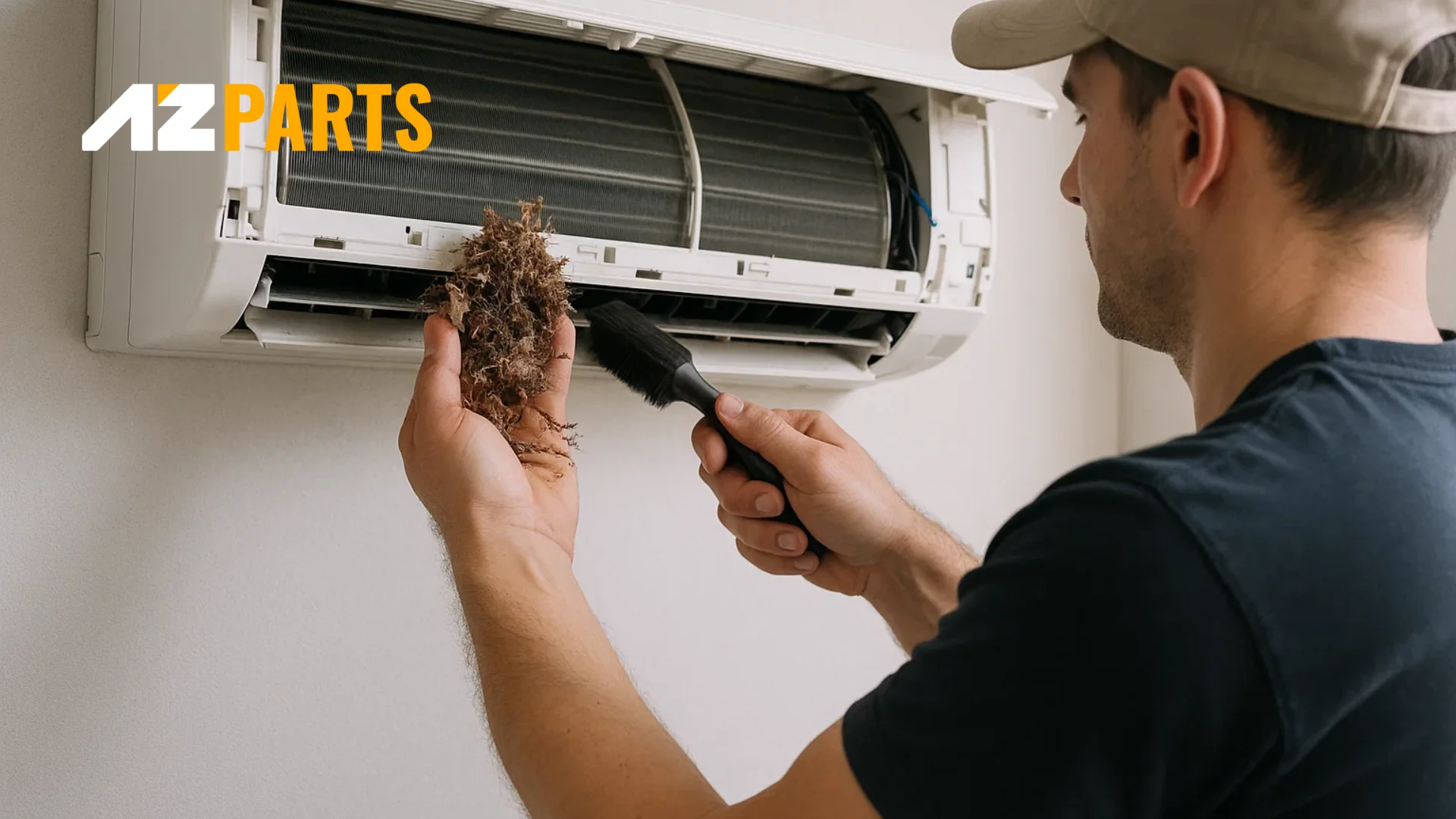 AC maintenance tips - Remove debris
