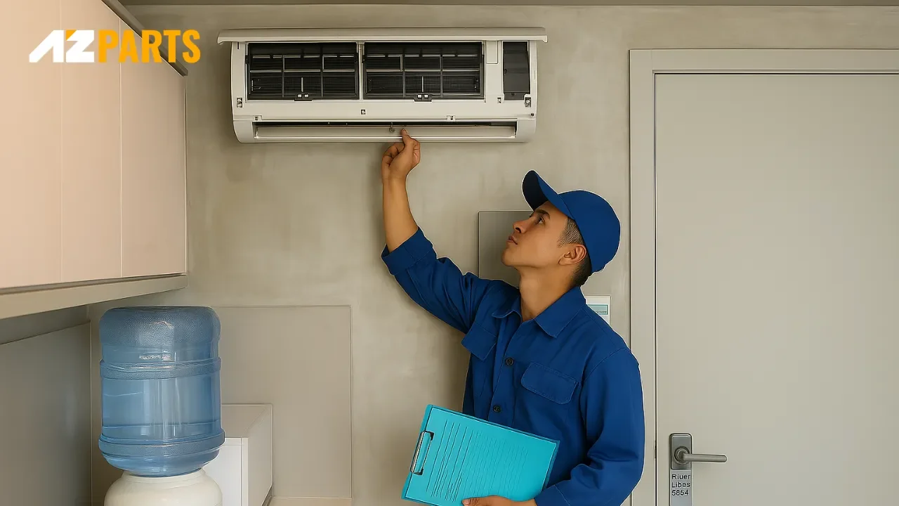 When to call a technician to fix air conditioner blowing hot air