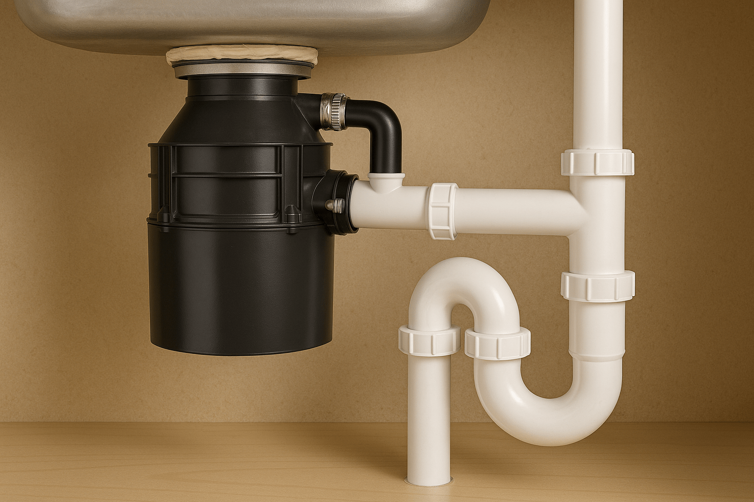Prepare the Sink Drain or Garbage Disposal Connection