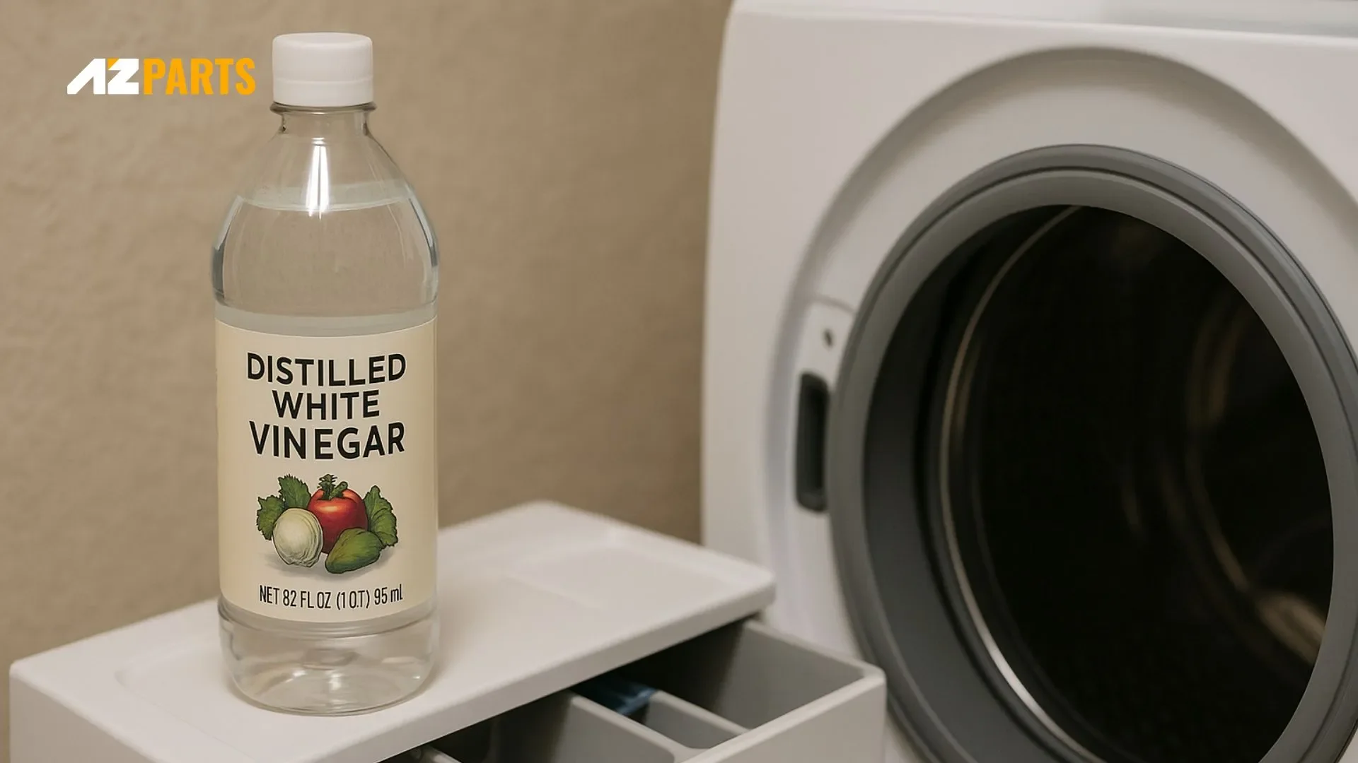 Distilled White Vinegar as a Natural Cleaner for Washers