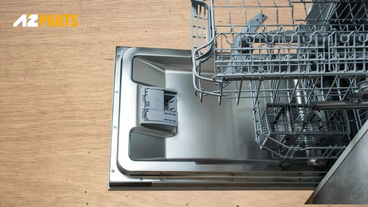 Grease or soap scum buildup for dishwasher smell