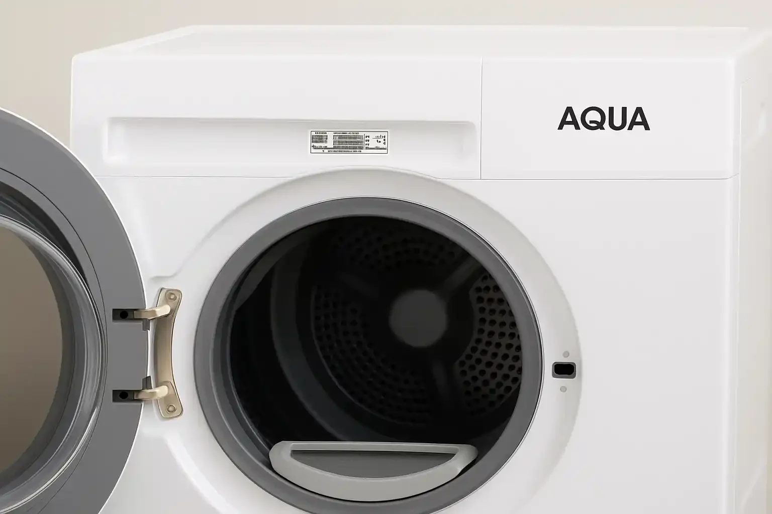 Identifying the Model Number Inside Aqua Dryer Door