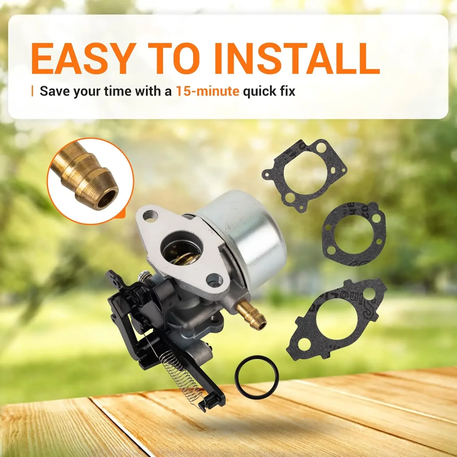 Replacing the carburetor helps you save cost