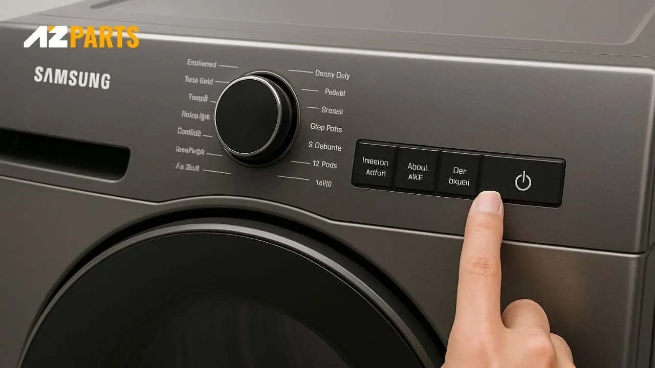 step 1 turn off power to reset the samsung dryer