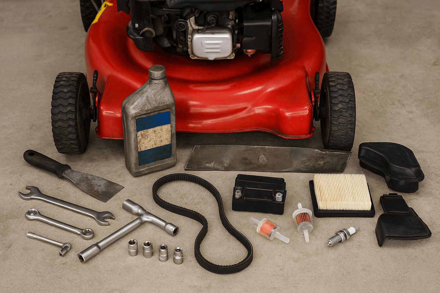 10-Step Routine Lawn Mower Maintenance