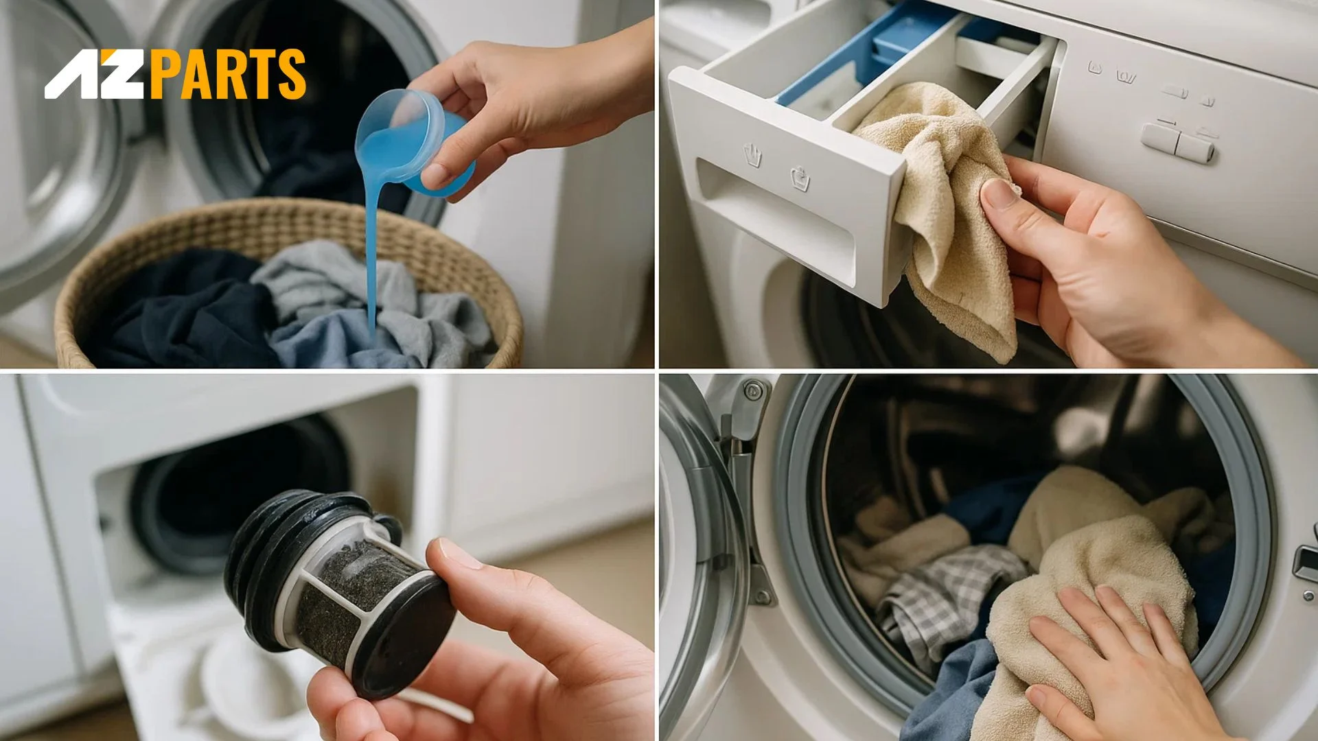 Tips to prevent laundry detergent residue