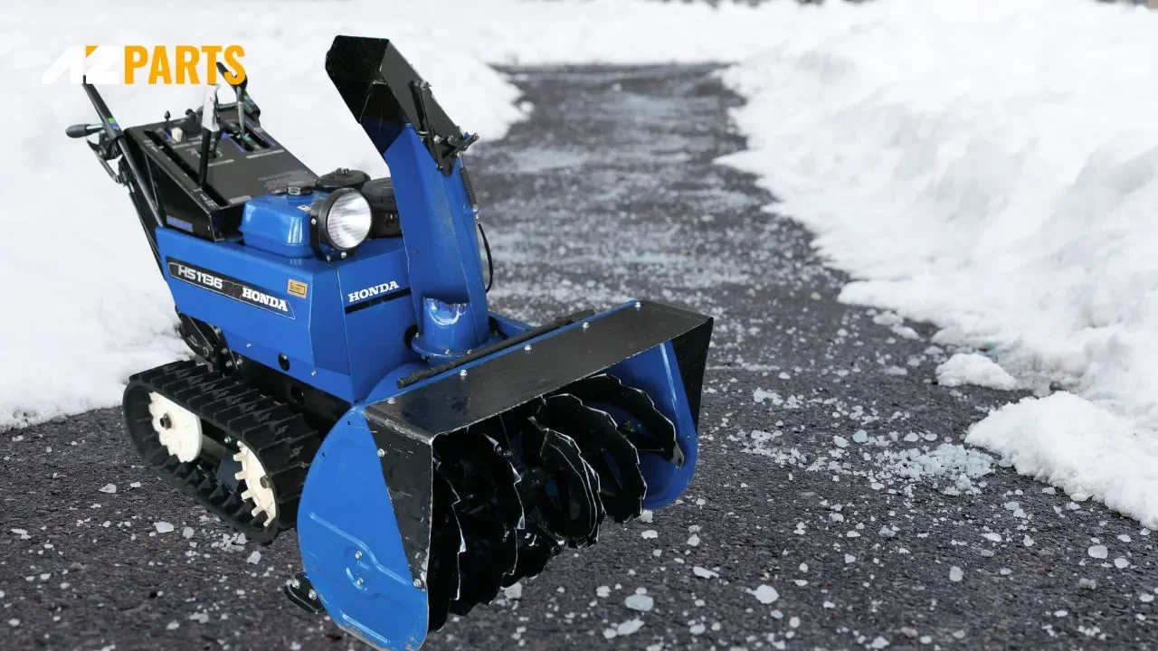The auger drive cable engages the auger when you activate the controls