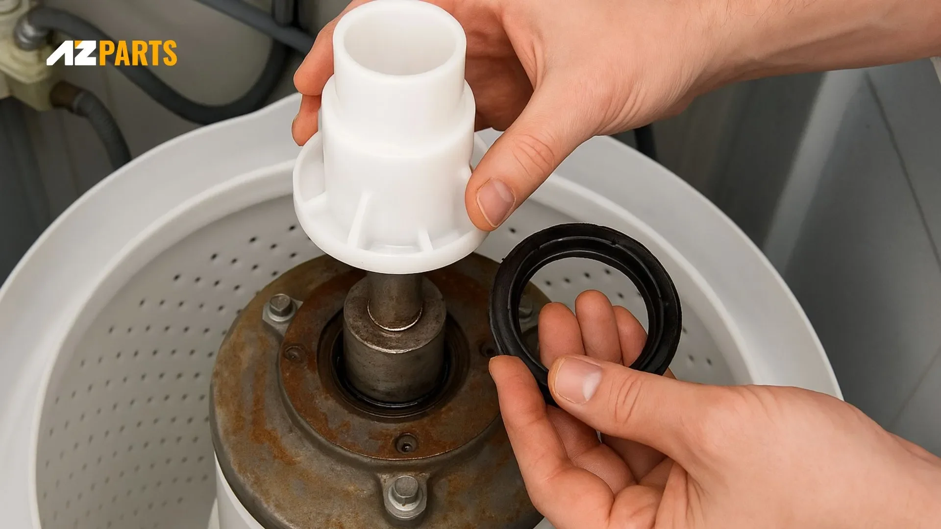 Replacing Washing Machine Shaft Seal and Coupler 