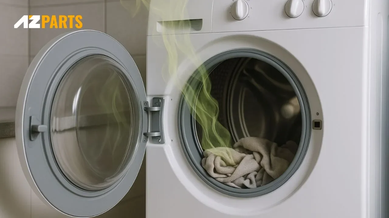 Poor ventilation or a blocked dryer vent can cause the dryer to pull its own exhaust back into the drum