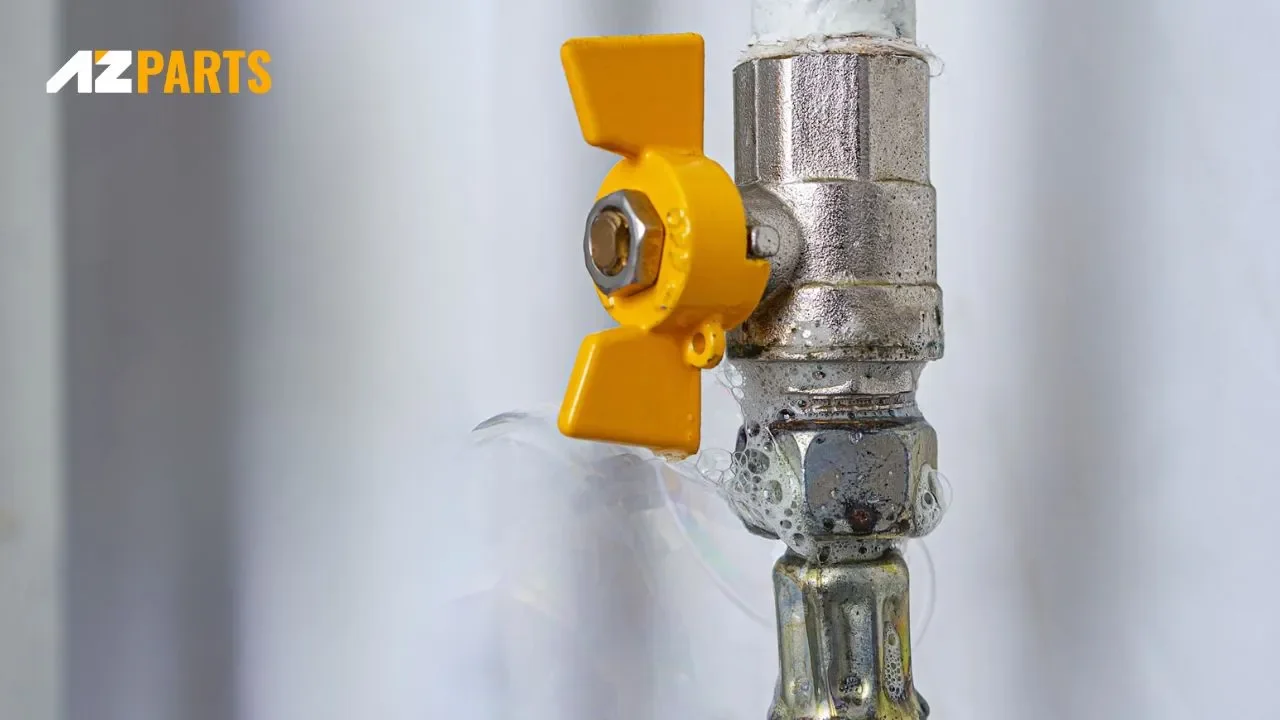 The dryer’s internal gas valve may develop a leak over time 
