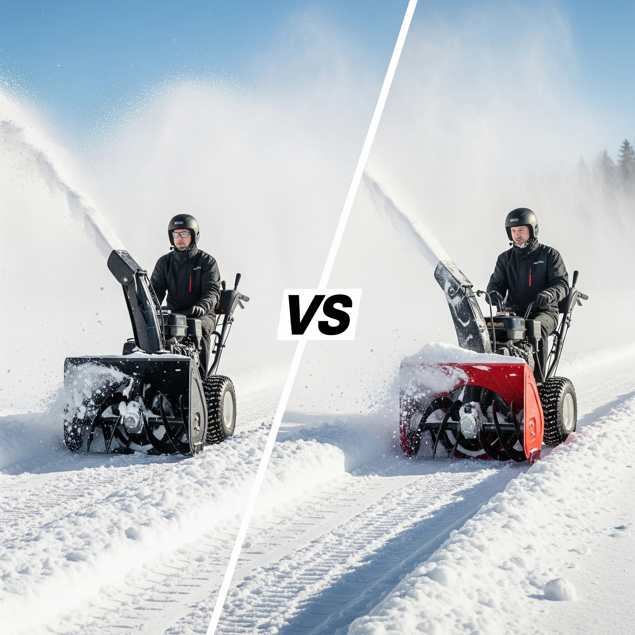 Detailed comparison between a snow blower and a snow thrower