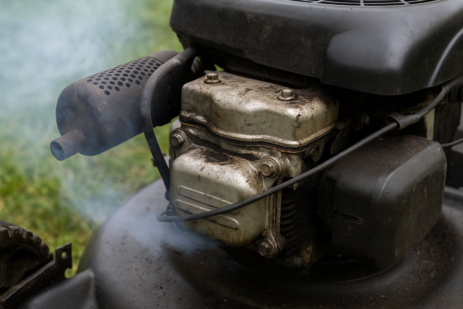 Persistent smoke and oil leaks may point to worn engine seals
