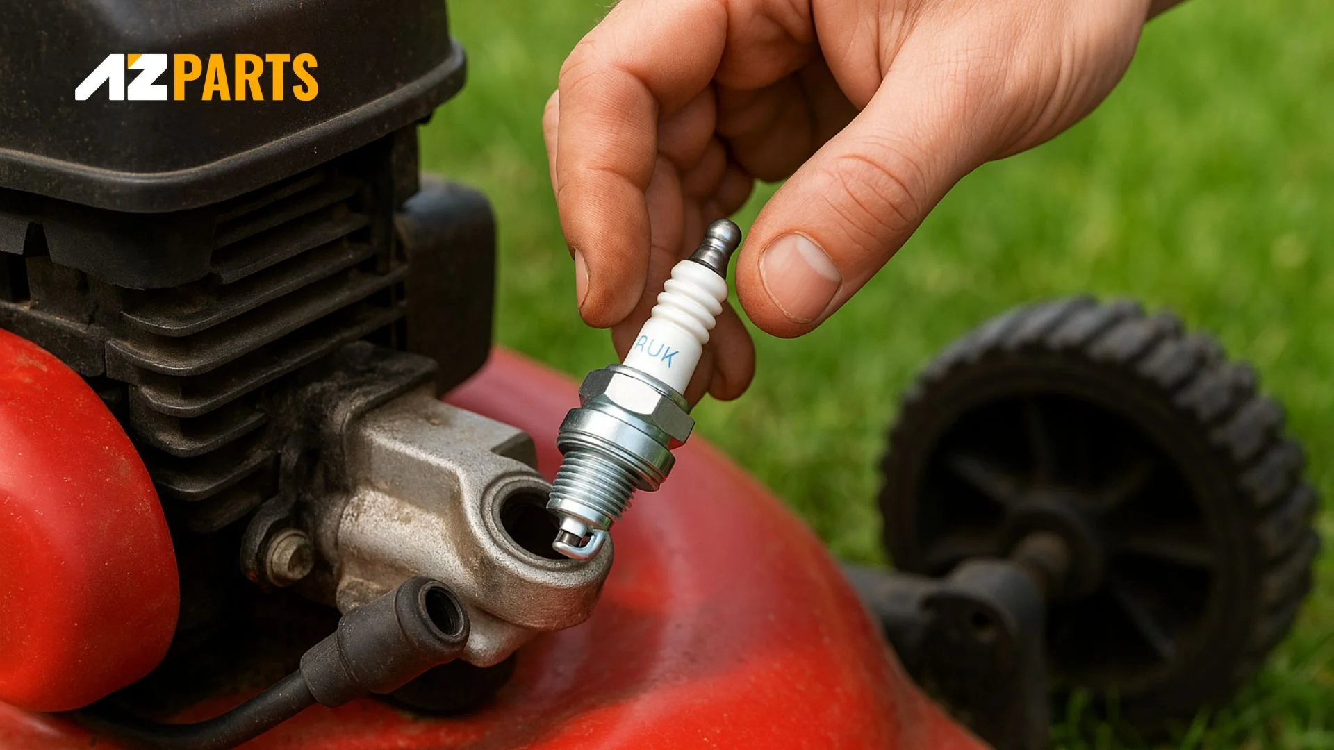 A worn or dirty spark plug can affect to lawn mower performance