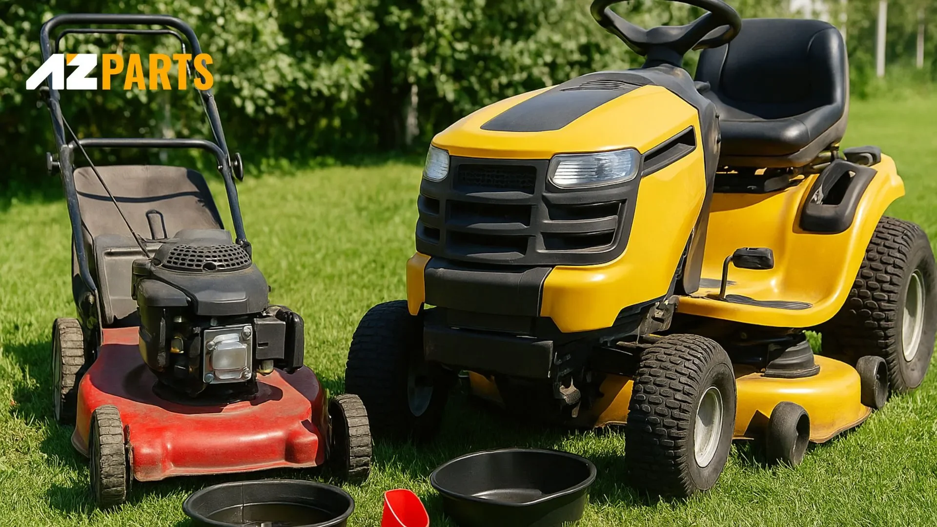 Oil Change Guide: Push Mowers vs. Riding Mowers Explained