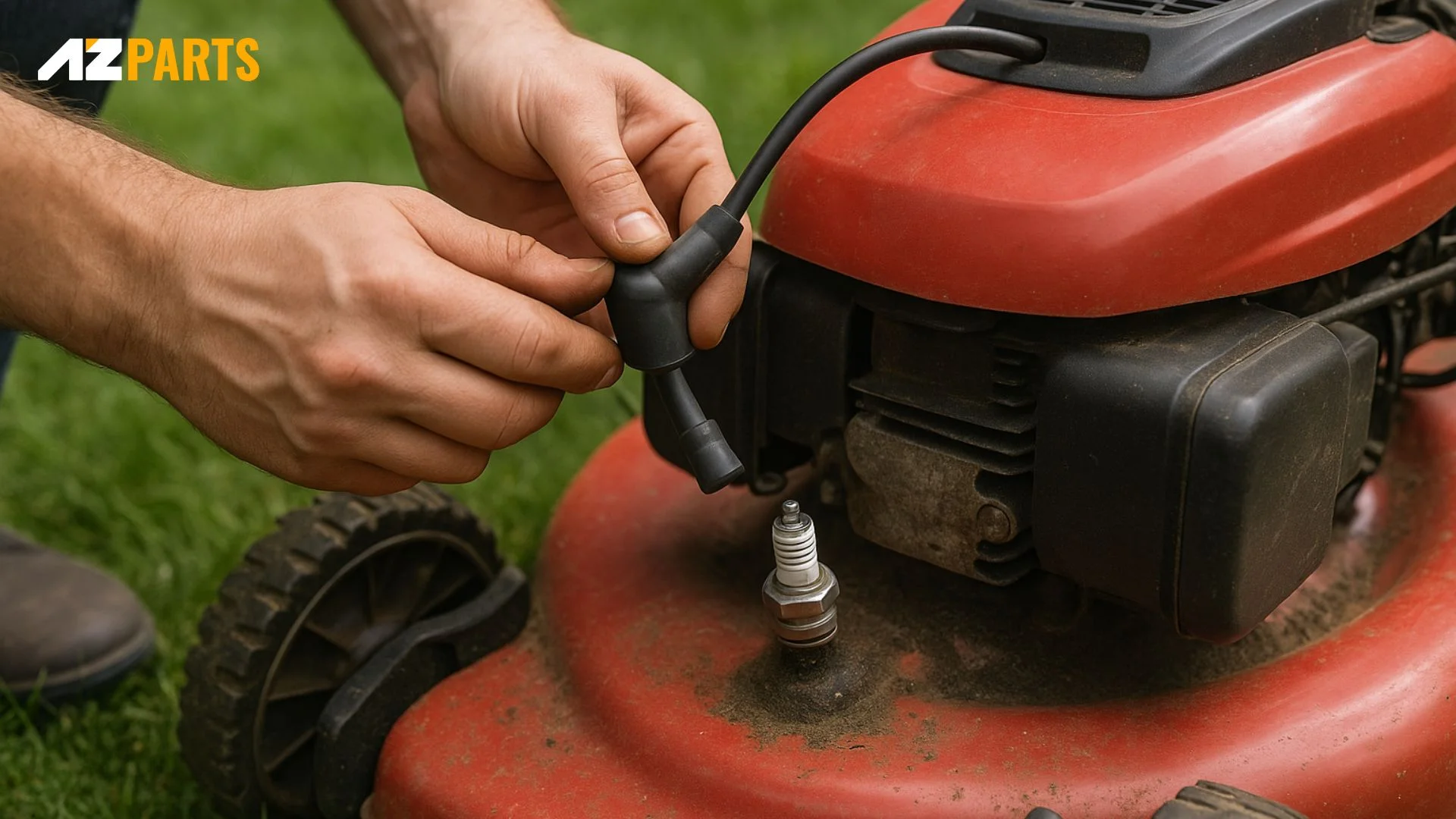 Reconnect lawn mower and test if it starting