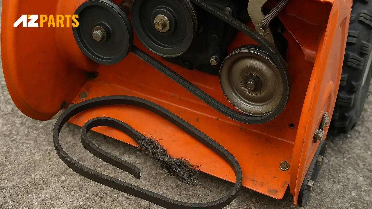 If the belt is loose, stretched, or frayed, it may cause the snowblower to lose drive 