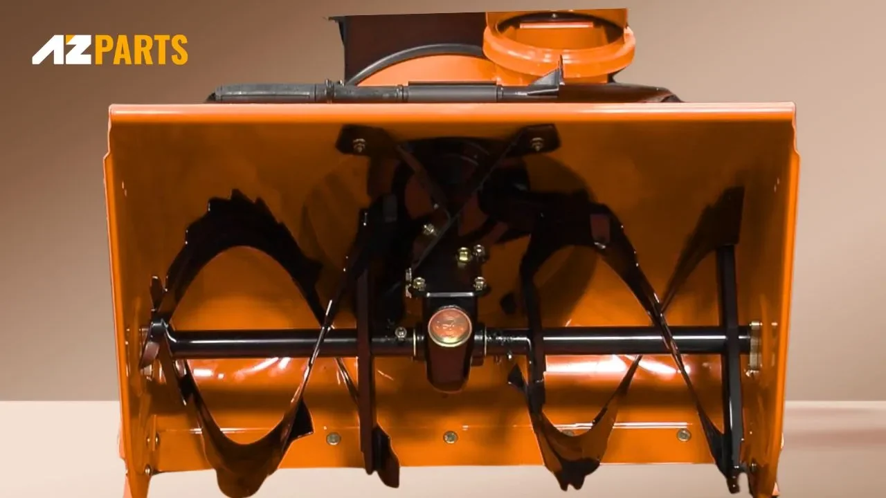 If a shear bolt breaks, the auger will stop turning, and the machine won’t be able to collect or discharge snow