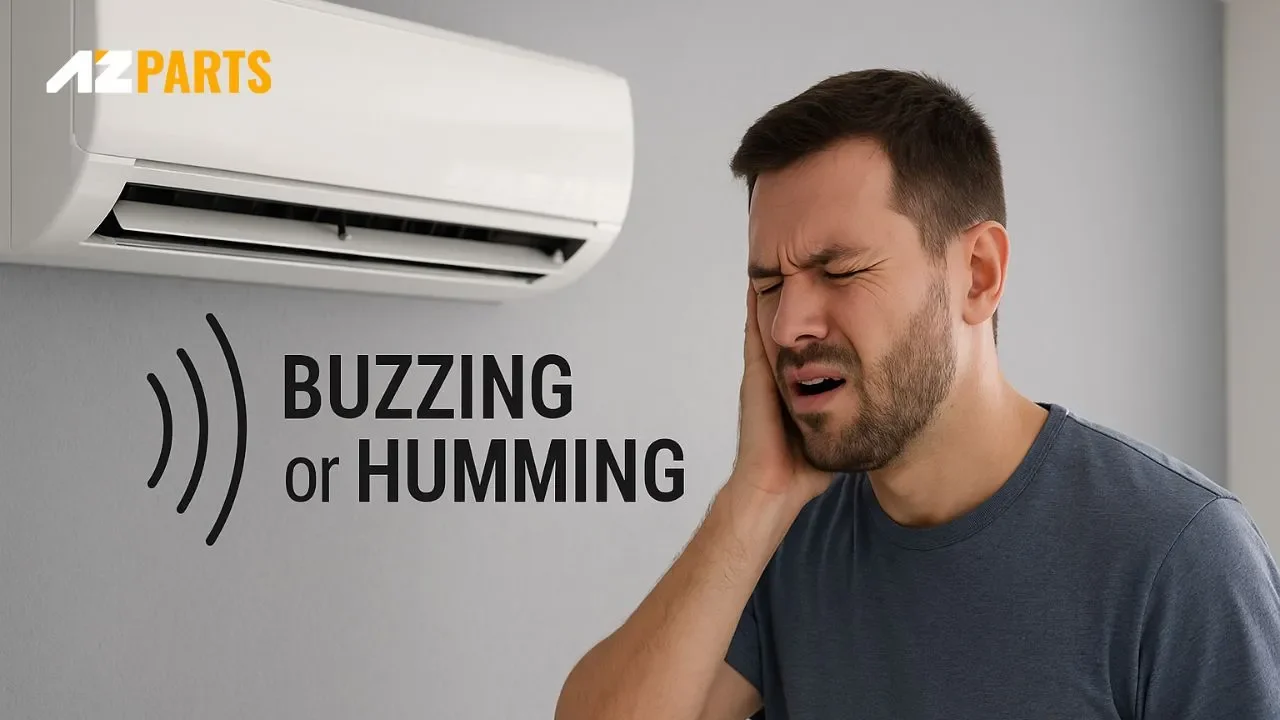 Since electrical and refrigerant issues can lead to serious damage, do not ignore a buzzing or humming sound
