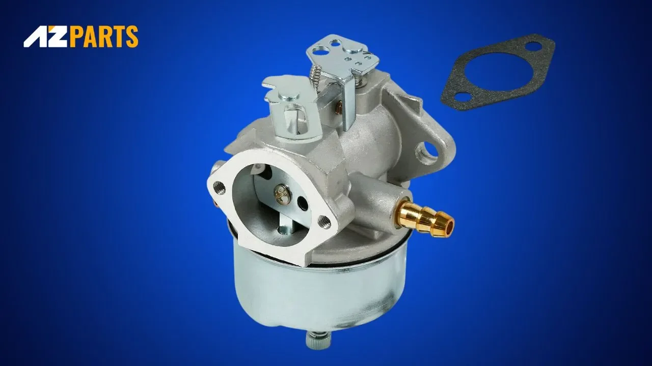 If a carburetor is clogged with old fuel residue, the engine may run rough or stall shortly after starting 