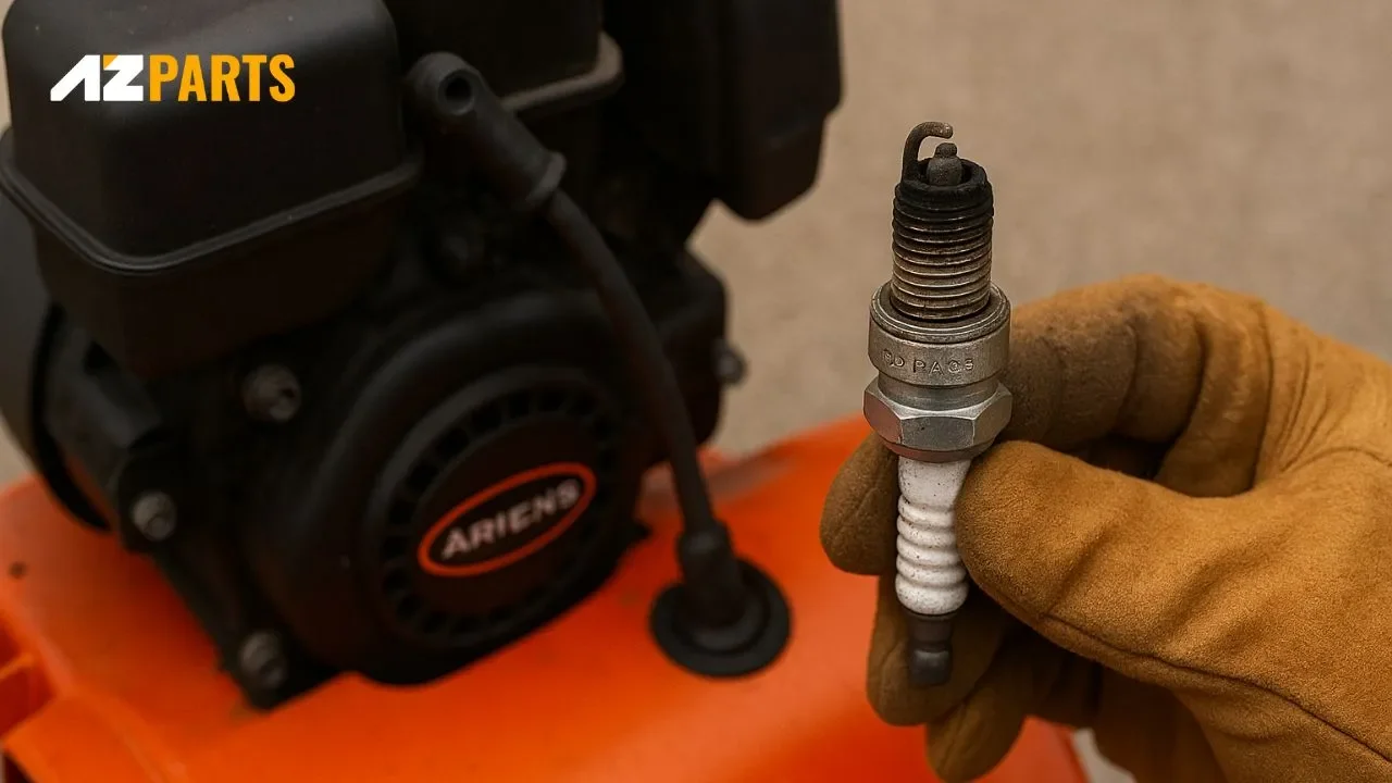 If the spark plug is faulty, you should replace it with a new snowblower spark plug