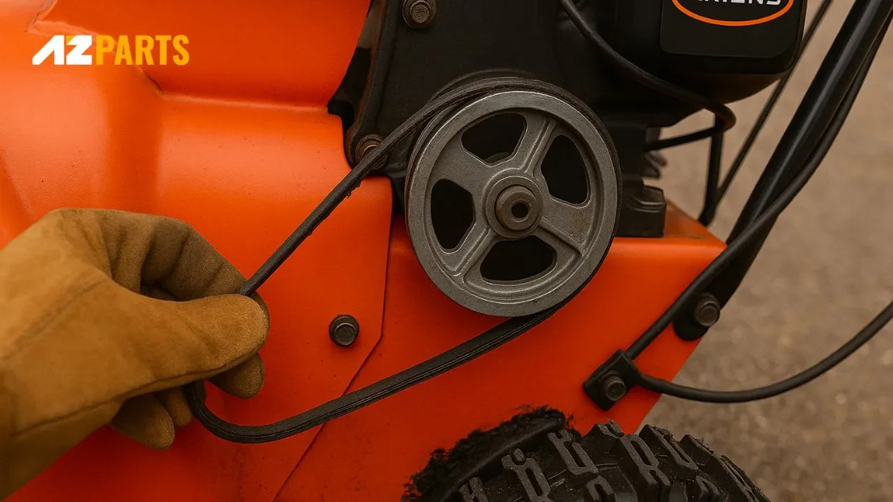 If the belt is slipping, loose, or broken, the impeller may not spin effectively, causing discharge failure